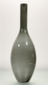 A Leonard beauty vase in a grey coloured glass . (h-65.5cm)