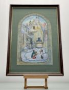 Margaret Shaw (1917-1983), Bakehouse Close..., ink and pen, signed and titled below, in a glazed