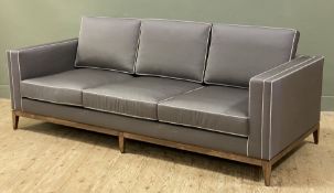 An impressive modern three-seater sofa, by The Sofa & Chair Company London, Model Hockney Delux,