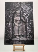 A modern print of a Sri Lanka stone figure Apsara on board, unframed (61.5cmx41cm)