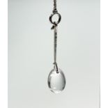 Vivianna Torun Bulow-Hube (1927-2004) for Georg Jensen, a "Dew Drop" sterling silver and rock