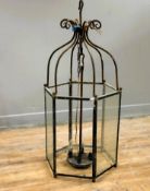 An Arthur Dutch of Lonsdale & Dutch, Edinburgh wrought iron black japanned Edinburgh new town hall