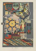 Y Sir Eduardo Paolozzi K.B.E., R.A., H.R.S.A. (Scottish 1924-2005), Brazil, screenprint in