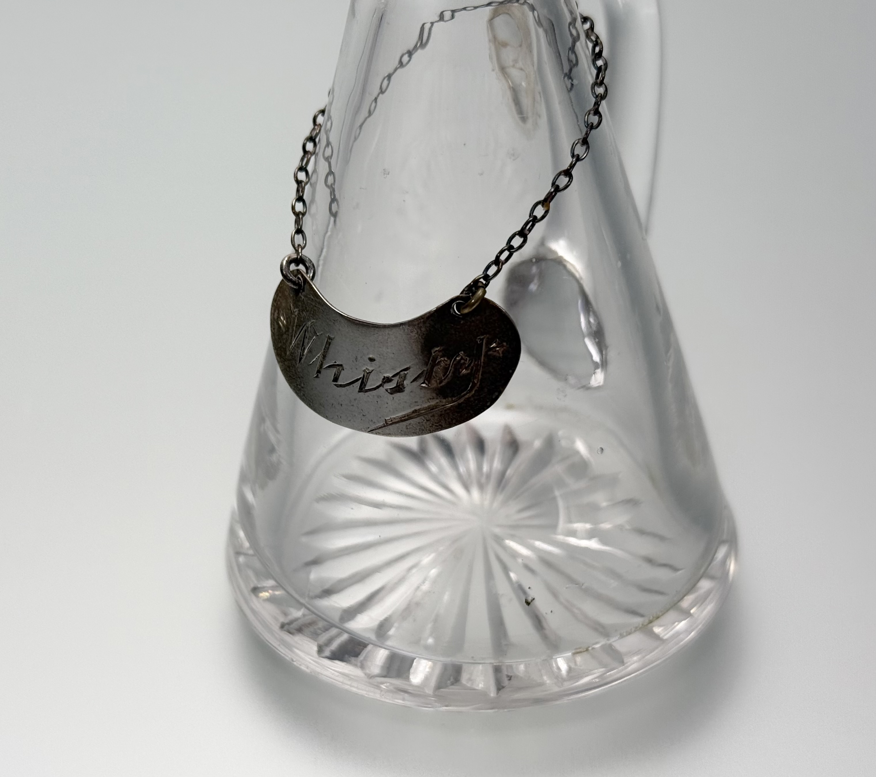 An assembled set of four silver-mounted cut-glass toddy jugs, two Hukin & Heath, Birmingham 1931, - Image 2 of 5