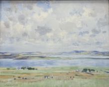 Y Stanley Cursiter C.B.E., R.S.A., R.S.W. (Scottish, 1887-1976), Orkney, a Summer’s Day, signed