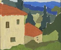 Y Claire Ritson (1907-2005), Altamira, watercolour, inscribed with title verso, framed. 24cm by