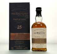 The Balvenie Triple Cask aged 25 years, Cask 1 Oloroso Sherry Butt, Cask 2 First Fill Bourbon,