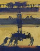 Y Geoffrey Roper (British, 1942-2020), Heavy Industry, mixed media, attributed and titled verso,