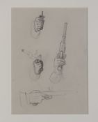 Y Helen Monro Turner (Scottish, 1901-1997), Studies of Heads and Faces and Studies of Hands