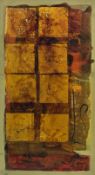 Akiko Usami (Contemporary Japanese/British), Relic, mixed media on canvas, inscribed and dated