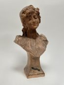 After Joseph Le Guluche (French, 1849-1915), A French terracotta model of 