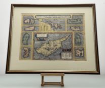 A print of the Map titled - Insular. aliquot Aegaei Maris Antiqua Descrip, after Abraham Ortelius (