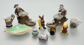 A collection of various decorative wares comprising, a Royal Doulton Classic Pooh from The Winnie