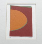 Denise Duplock (Contemporary British), One, silkscreen print, signed and titled, in a glazed