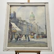 Alastair Dallas (Scottish 1898-1983), West End Edinburgh, watercolour, signed bottom right, paper