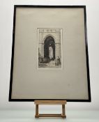 Louis Conrad Rosenberg (American 1890-1983), Beaune, drypoint etching, signed pencil bottom right,