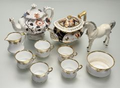 A collection of various table wares comprising, a part Royal Staffordshire tea service comprising, a