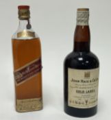 A John Haig & Co Ltd. Gold Label Blended Liqueur Scotch Whisky, 70 proof, distilled and bottled in