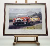 After Keith Woodcock (British 1940-), Old Faithful's Marathon Win, 75/475 limited 1992 Bayside