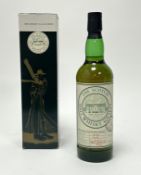A bottle of The Scotch Malt Whisky Society 11 year old Single Cast Scotch Malt Whisky, distilled