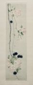 Katherine “Kate” Cameron R.S.W., R.E. (Scottish, 1874-1965), Bees on Cherry Blossom, coloured