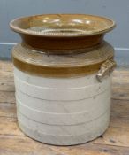 A large late 19th century glazed stoneware jar, moulded mark for Murray & Co., Glasgow,