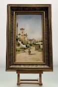 A pair of works by Emilio Alvarez Ayllon (Spanish 1889-1972), each depitcing a Rural Spanish Country