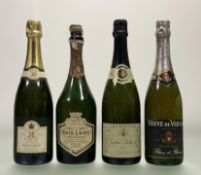 A collection of four un-opened bottles comprising, a 1988 Brut Roche Lacour Blanc de Blancs (a/f