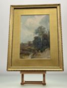 Thomas Marjoribanks Hay RSW (1862-1921) A Rural Forrest Study, watercolour, signed indistinclty