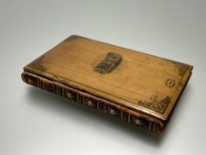 A 19thc Mauchline ware 'The Battle of Flodden Field' by the Rev. Robert Jones, William Blackwood and
