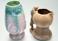 A Retro SylvaC Vase, no.1571, stamped verso. (h-25cm) together with a SylvaC 