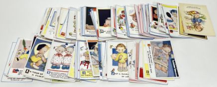 A large collection of Mabel Lucie Attwell postcards, published by Valentines & Sons Ltd, Dundee