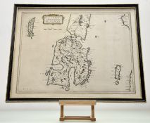 Joan Blaeu (Dutch 1596-1673), Map of The Isle of Ila titled - 