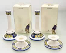 A collection of Royal Copenhagen Blue Pheasant designed after C Joachim comprising, a pair flower