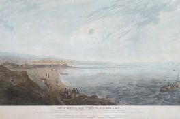 After by J.D Evans, Engraved by R.Scott, View of Berwick upon Tweed, its Suburbs, & Bay. Designed in