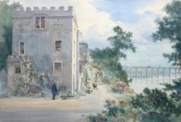 Frank Watson Wood (British 1862-1953) Castle Hills House, watercolour, signed and dated 1930