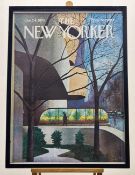 A 2006 Poster of the New Yorker Jan.24 1970 cover by Charles E Martin, print from the New York