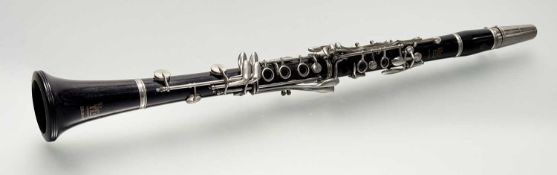 A Boosey & Hawkes London Edgware Clarinet, stamped 362436 verso. (h-67cm)