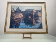 John Mackie (Scottish 1953-), The Old Mill print, in a glazed frame. (44cmx56cm), Paul de la