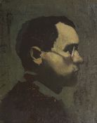 Y Stephen Conroy (Scottish, b. 1964), Head Study, signed on canvas verso and dated 1991, oil on