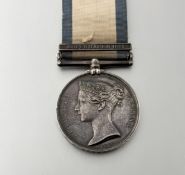 The Naval General Service Medal, 1793-1840, clasp COPENHAGEN engraved in upright capitals 