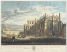 After Frederic Nash, St. George's Chapel Windsor, The South-West and The South-East Views, a pair of