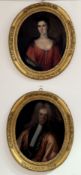 Attributed to Sir John Baptist Medina (1659-1710), A Pair of Portraits of Mr. and Mrs. John Keir,