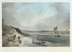 After C. Calton, The Town and Bridge of Berwick and View of Berwick upon Tweed, a pair of