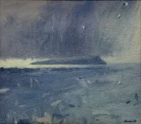 Y Denis Peploe R.S.A. (Scottish, 1914-1993), Hebridean Island, signed lower right, oil on board,