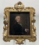 Cosmo Alexander (Scottish, 1724-1772), Portrait of a Gentleman, small, half-length, in a dark coat