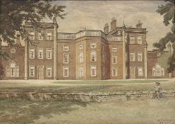 Robert John Scott Bertram (1871-1953), A View of Pallisburn House, signed lower right and dated