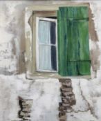 Philip Raskin (Scottish 1947-), Tuscan Memory, oil on board, signed bottom right, paper label verso,