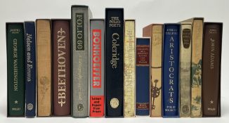 A large collection of biography and history Folio Society Books, to include Joseph J. Ellis '