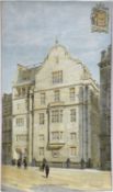 W. Warman print, The Chartered Insurance Institute, M.E. & O.H. Collins Architects, 66cm x 39cm, lai